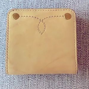 FRYE Campus Rivet Leather Trifold Small Wallet